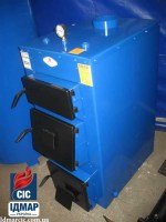 На фото твердотопливный котел Идмар Uks 13 КВТ